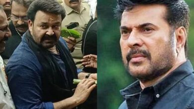stitched images of Mohanlal and Mammootty
