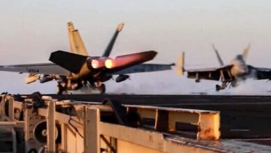 Yemen's Houthi group targets US aircraft carrier amid fresh airstrikes