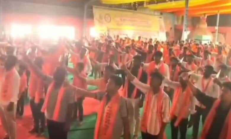 VHP distributes 'trishuls' in Telangana