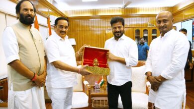 Telangana CM urges fair share of Krishna River Water for Telangana