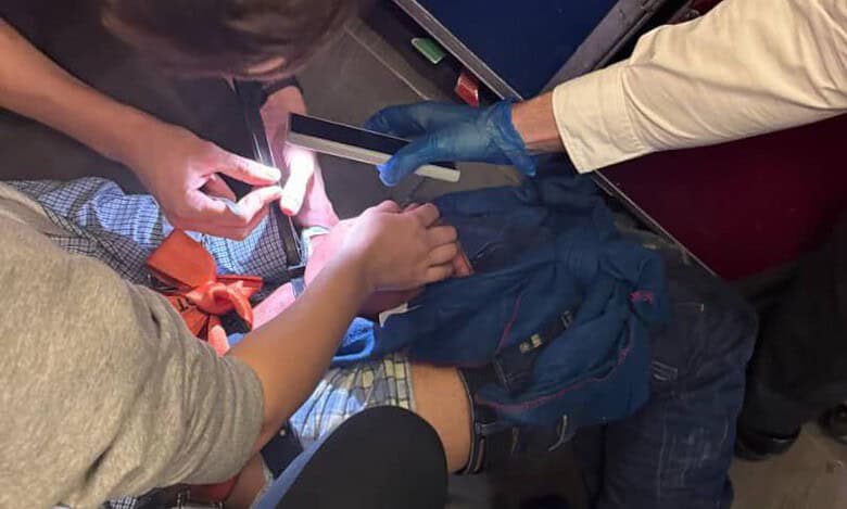 Man attempts to open emergency door on transatlantic flight, shocking passengers