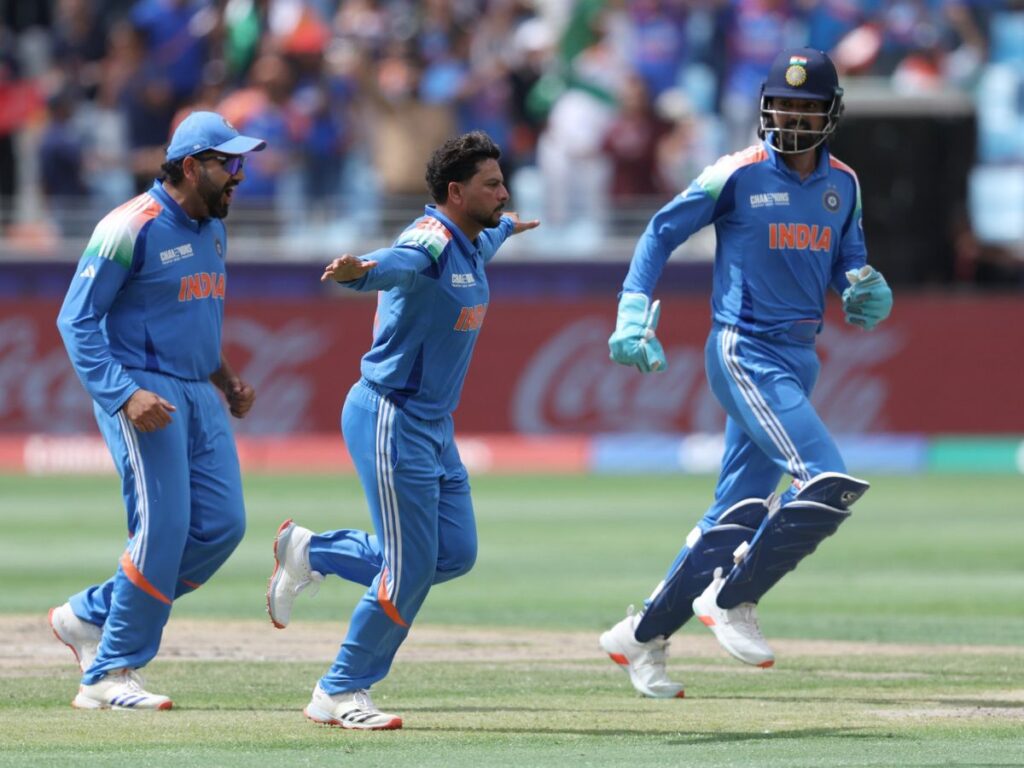 India lifts ICC Champions Trophy for third time with four-wicket victory over NZ