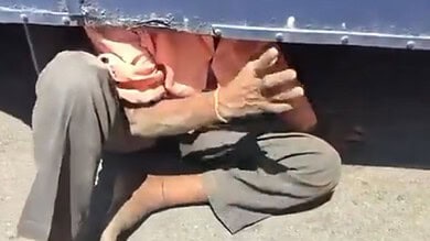 Andhra drunk man takes a 15 km joy ride on bus's spare tire, rescued