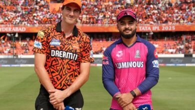 IPL 2025: Rajasthan Royals elect to bowl first against Sunrisers Hyderabad