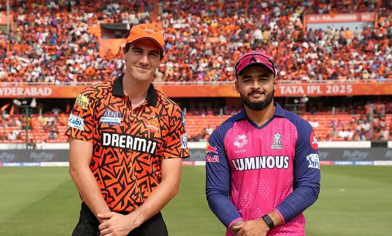 IPL 2025: Rajasthan Royals elect to bowl first against Sunrisers Hyderabad
