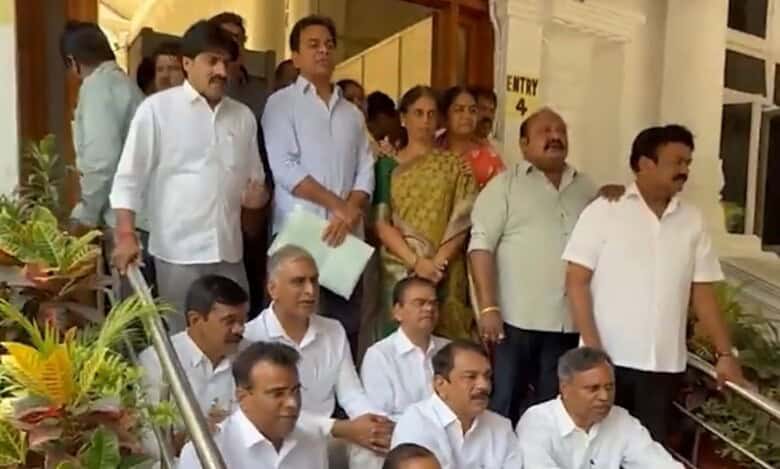 BRS stages walkout, accuses Telangana deputy CM of unparliamentary language