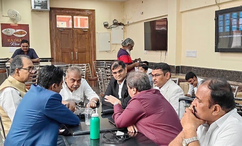 bar association presidents and members at the Supreme Court canteen in New Delhi