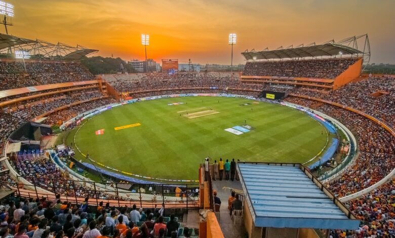 Photo of Uppal Stadium in Hyderabad for traffic advisory