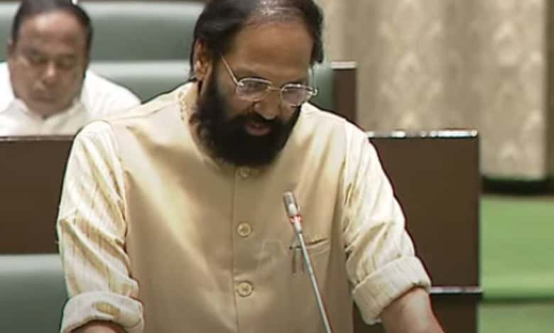 Uttam Kumar Reddy speaking at Telangana assembly