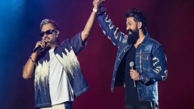 Yash surprises fans at Honey Singh concert in Bengaluru