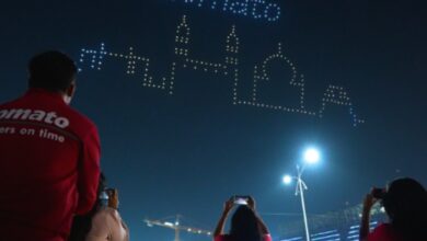 Zomato’s 300 drones paint Hyderabad’s sky in celebration of Ramzan