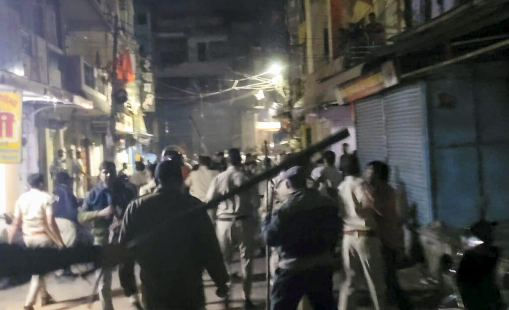 Clash during celebrations of India's victory in Mhow