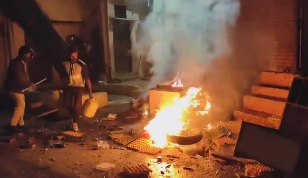 Clash during celebrations of India's victory in Mhow