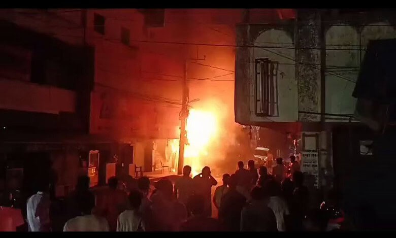 Fire breaks out at restaurant in Kukatpally