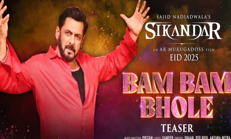 Salman Khan unveils teaser of Holi track from his film Sikandar