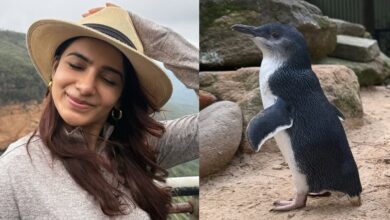 Samantha shows her love for wildlife during her Australia vacation