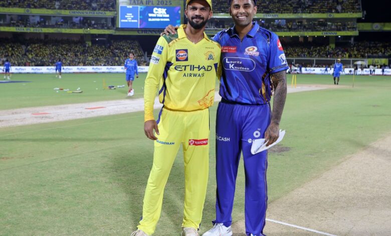 IPL 2025: CSK wins toss, elect to bowl first against Mumbai Indians