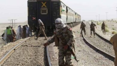 train in Pakistan's Balochistan