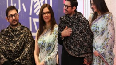 Aamir Khan and Gauri Spratt make first public appearance