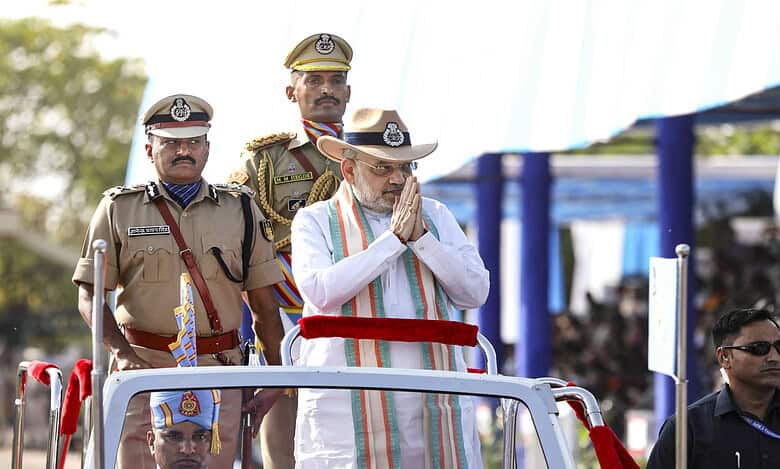 Amit Shah attends CRPF Raising Day celebration in MP