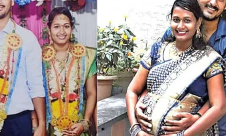 Andhra 9 monthh pregnant women