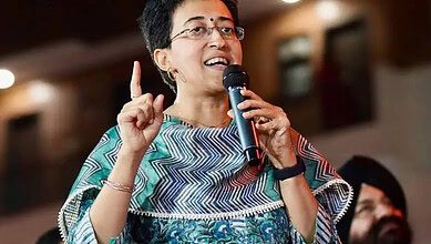Former Delhi chief minister Atishi.