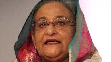 File photo of Bangladesh's Sheikh Hasina