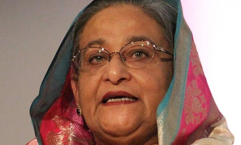 File photo of Bangladesh's Sheikh Hasina