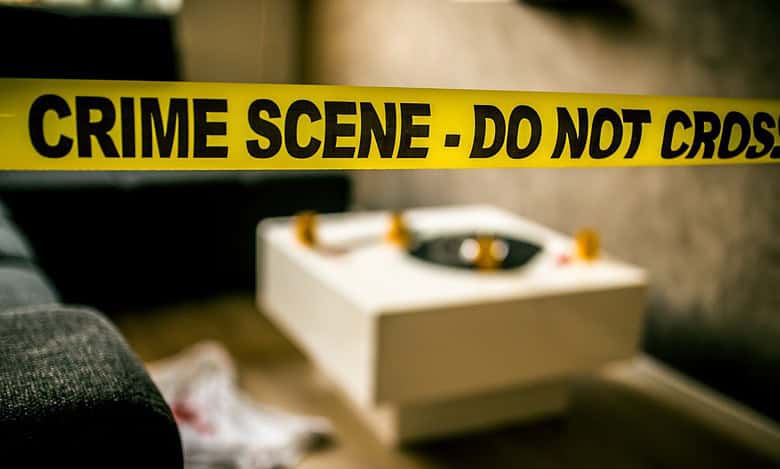 Representational Image of crime scene