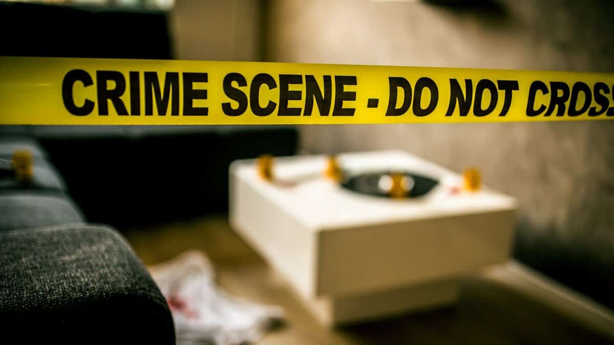 Representational Image of crime scene