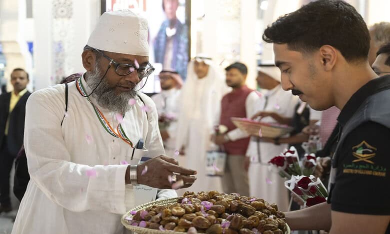 Haj Pilgrims from Hyderabad arrive in Madina
