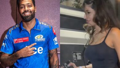 Hardik Pandya’s rumoured girlfriend joins MI team bus after win