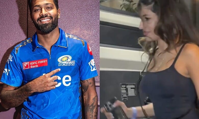 Hardik Pandya’s rumoured girlfriend joins MI team bus after win