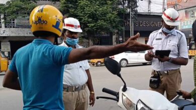 Representational photo of Hyderabad police conducting campaign against drunk driving.