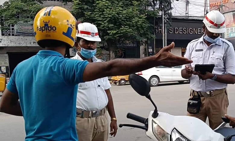 Representational photo of Hyderabad police conducting campaign against drunk driving.