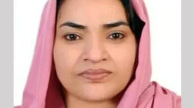 Close-up portrait of Sajinabanu C, an Indian expat from Kerala, who lost her life in a UAE road accident while returning from an Eid holiday.