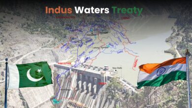 Five rivers that run between India and Pakistan