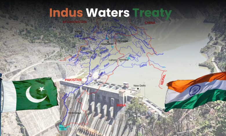 Five rivers that run between India and Pakistan