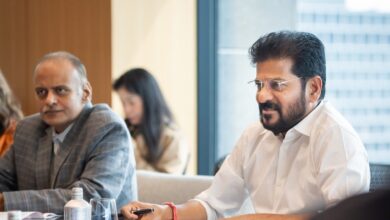 Telangana CM in meeting with the leadership of Marubeni in Tokyo on the first day of his official visit to Japan
