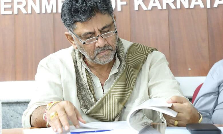 Karnataka Deputy Chief Minister D K Shivakumar