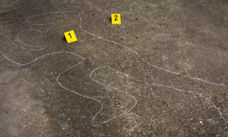 Representational Image of crime scene