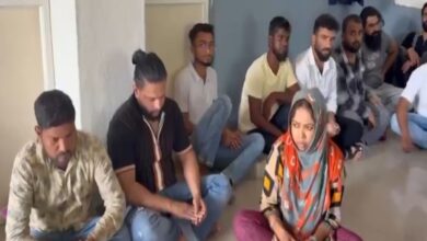 People arrested from the Moinabad farmhouse amid a mujra party
