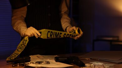 Representational Image of crime scene