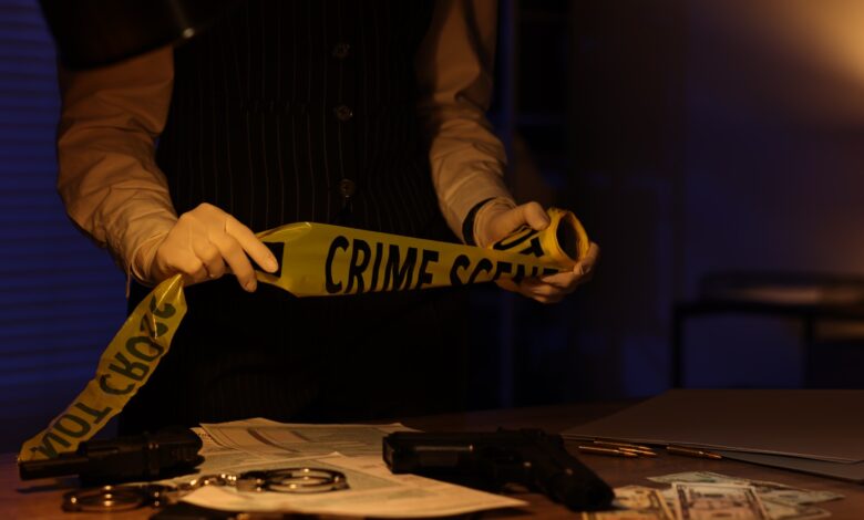 Representational Image of crime scene