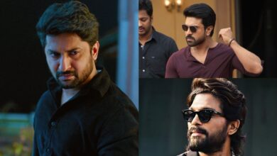 Tollywood actors Nani , Ram Charan and Allu Arjun