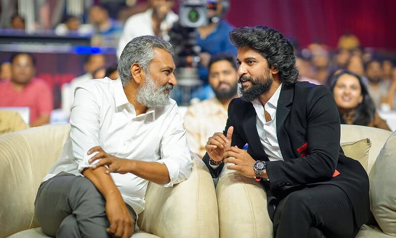 Nani and SS Rajamouli