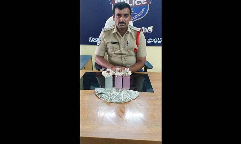 An SI in Suryapet arrested by ACB for bribery