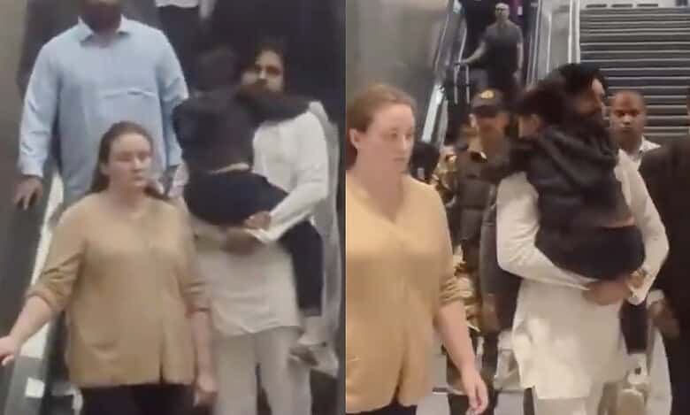 Pawan Kalyan lands in Hyderabad with son after Singapore fire