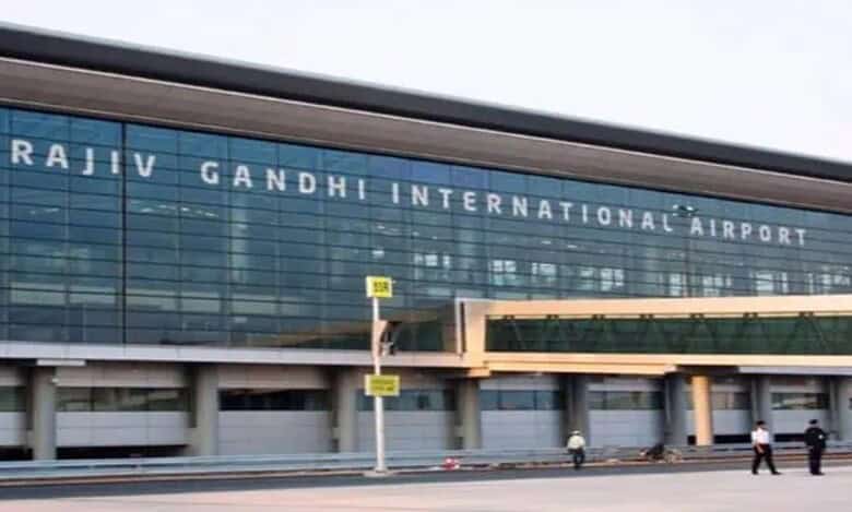 The Rajiv Gandhi International Airport in Hyderabad