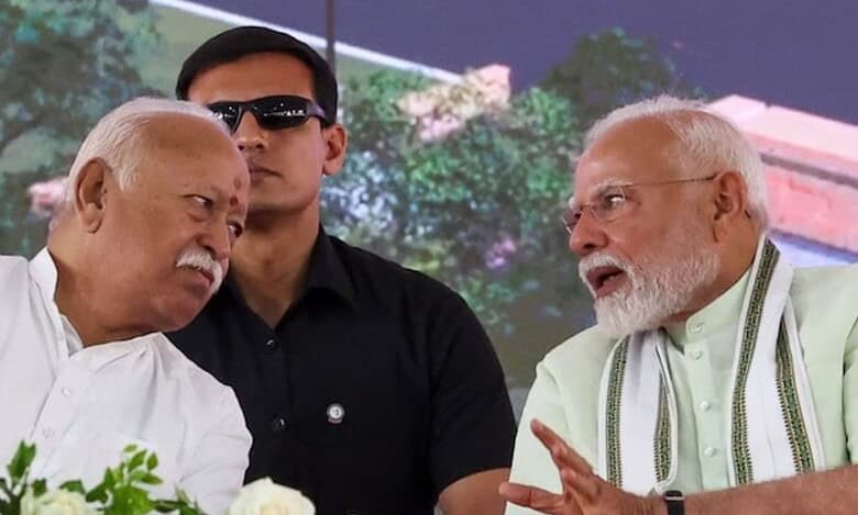 RSS chief Mohan Bhagwat met PM Modi